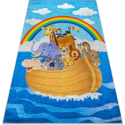 Kleden Rugsx BAMBINO 2685 tapijt wasbaar Dieren, Boot voor 80x150 cm