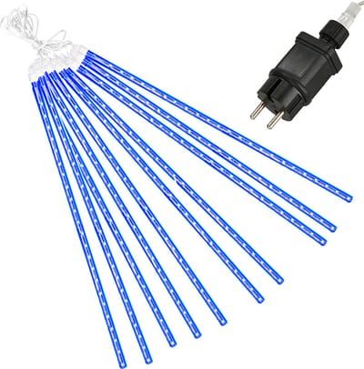 Springos IJspegel Verlichting Buiten | IJspegel Verlichting | Kerstverlichting Buiten | 4 m | Connectable | 480 LED | Blauw