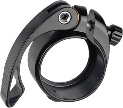 Zadelpenklem Vouwfiets - Zadelklem Fiets - Zadelhoogte Aanpassen - Dubbele Limietschroeven - 40.8 mm - Zwart