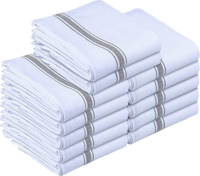 Super Absorberende Keukendoeken Set van 12 - Zachte en Duurzame Vaatdoeken 38x64 cm