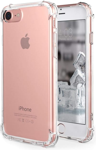 Hoesje voor iPhone 7 / iPhone 8 backcover Shockproof siliconen Transparant