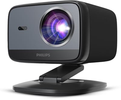 Philips Projector NeoPix NPX450 - LCD projector - portable - 802.11ax wireless / Bluetooth 5.0 - dark grey black - 1920 x 1080 - 500 ANSI lumens