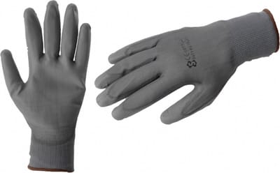 Sacobel Flexibele PU-handschoenen - Hooggevoelig - Maat S - Grijs