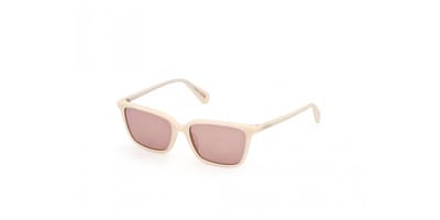 Max &co MO0165 Shiny white 53/16/140 WOMAN Zonnebrillen