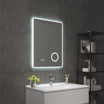 Badkamerspiegel met LED verlichting en Dimbare Functie - 70x50 cm