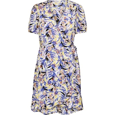ONLY ONLALBERTA S/S WRAP DRESS WVN Dames Jurk - Maat XS