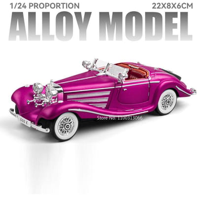 1:24 Rolls Royce Phantom 500K Speelgoedmodel Vintage Auto Metaal Diecast Deur Geopend Terugtrekken Schokabsorptie Decoraties Voor Vrienden gray