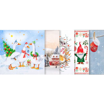 VBS Servetten set "Winter & Kerstmis"