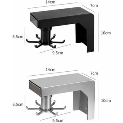 Keuken Opbergplanken Multifunctionele Plank Telescopisch Zonder Boren Roterende Wandhaak Benodigdheden Opberg Organizer
