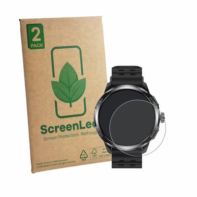 2 Stuks Screenprotector voor Ulefone Armor Watch Pro - Hoogwaardige Beschermfolie transparant