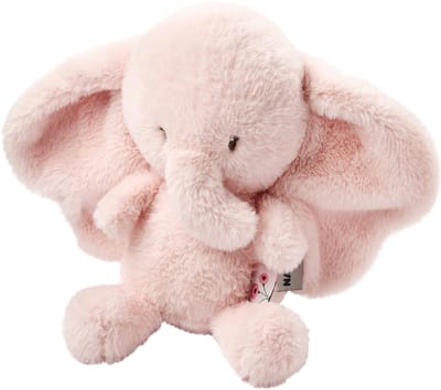 Nattou FanFan Knuffel Olifant - 30 cm - Zachte baby knuffel - Baby cadeau - Roze