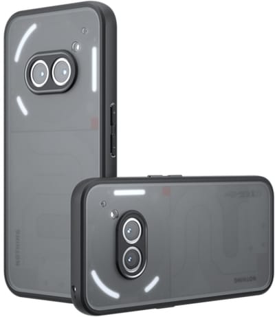 Hoesje geschikt voor de Nothing Phone 2a / Phone 2a Plus - zwart - transparante back over hoesje back case siliconen