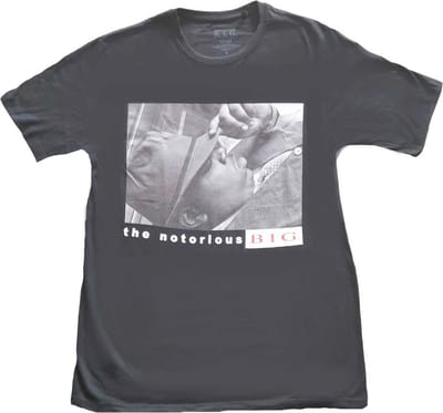 Biggie Smalls - Lay Down Heren T-shirt - S - Zwart