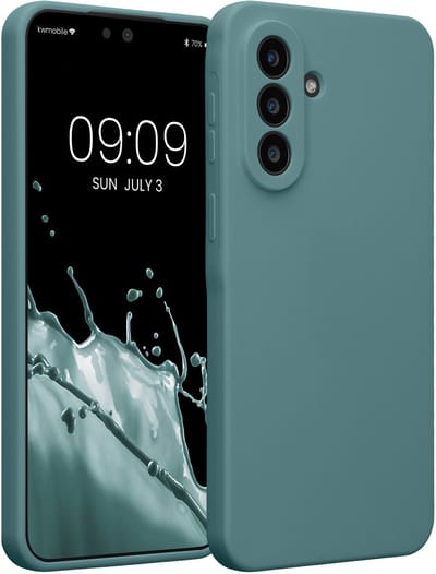 kwmobile telefoonhoesje geschikt voor Samsung Galaxy A57 5G - TPU backcover met siliconen coating - Smartphone case in Arctische nacht