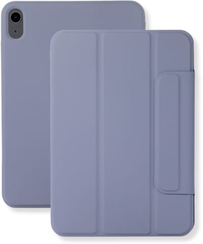 Lunso Geschikt voor iPad 11 inch (2025) A16 - Tri-Fold Bookcase hoes - Paars