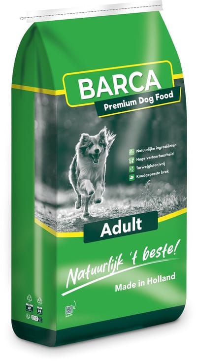 Barca Premium Adult - Koudgeperst hondenvoer - 20 kg