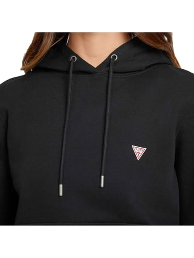 Dames sweatshirt met capuchon mini driehoek Guess Reg