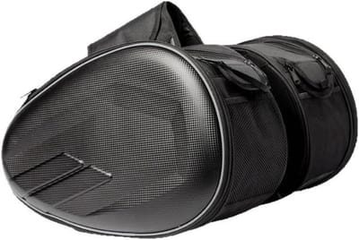 Motorfiets Zadeltas - Motortas Bagage - Reis Opbergruimte - Waterdichte Oxford Stof - Grote Capaciteit - Zwart
