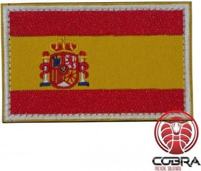 Spanje Spaanse vlag geborduurde militaire patch embleem met klittenband