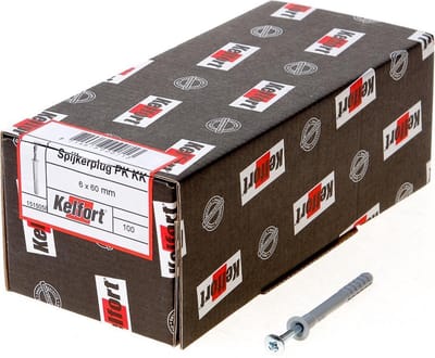 Kelfort Spijkerplug philips platverzonken kop 6 x 60mm