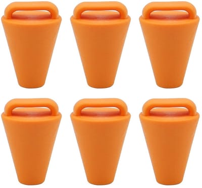 Dailygoods- Kajakstopper 6-delig - TPE-rubber - Afdichtingsprestaties - Handgreep - Lekvrij - Multifunctioneel gebruik - Afvoerstopper