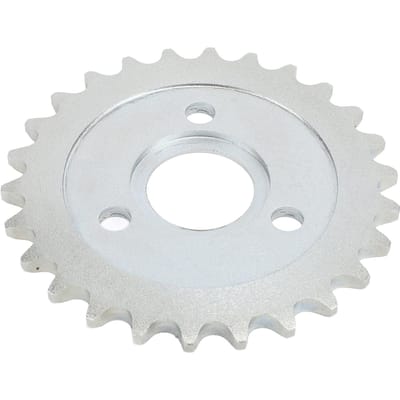 Chaîne 420 Pignon Arrière 26D Acier Allié Haute Résistance Pignon de Roue Arrière pour Monkey Dirt Pit Bike Z50A white