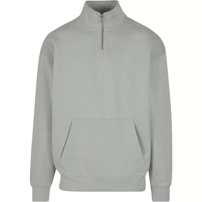 DEF - Zipper Crewneck Sweater/trui - S - Groen