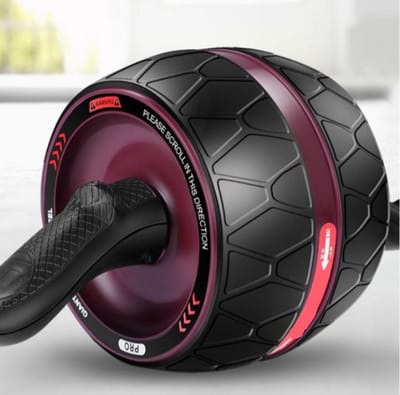 Automatische Rebound Abdominale Kan Worden Gebruikt Als Buikspier Training Apparatuur En Thuis Buikspieren, Roller Buik Buikspier Wielen Zwart/Paars Inclusief Knie mat