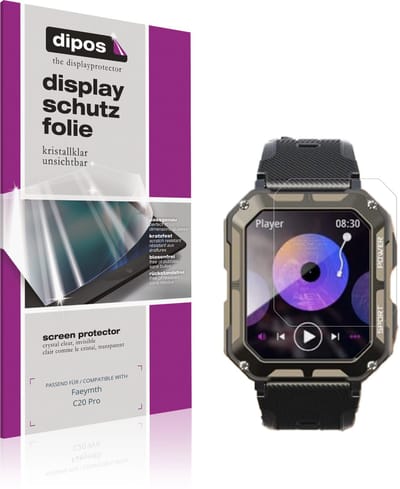 dipos – 6x Beschermfolie geschikt voor Faeymth C20 Pro | Krasbestendige & heldere Screenprotector Ultra-Thin