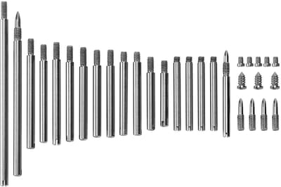 Dailygoods- Klarinet Reparatie Set - 18 Rollen - 13 Schroeven - Roestvrij Staal - Onderhoud - Geschikt voor Duitse Klarinet - Klarinetonderdelen