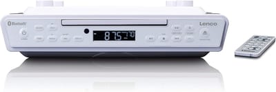 Keukenradio Onderbouw - Muziekspeler Keuken - Koken Radio Luisteren - Bluetooth Connectiviteit - 28.9 x 7.5 cm - Wit