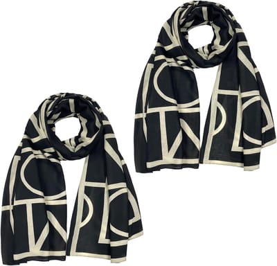 2 Stuks Effen Damessjaals en Wintersjaals, Lichtgewicht Sjaal voor Bruiloften en Speciale Gelegenheden, Perfect Cadeau voor Dames