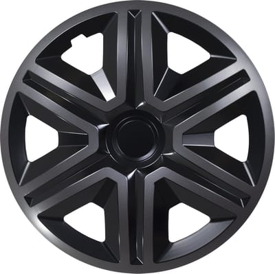 NRM ACTION - wieldoppen 15" - Set van 4 stuks - zwart / grafiet