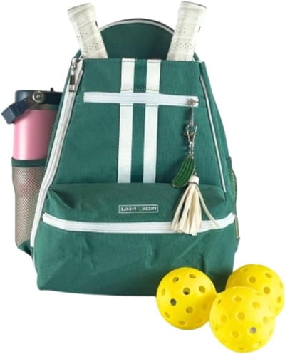 Sport Rugzak - Sporttas Outdoor - Sportuitrusting Vervoeren - Grote Capaciteit - Meerdere Zakken - Groen