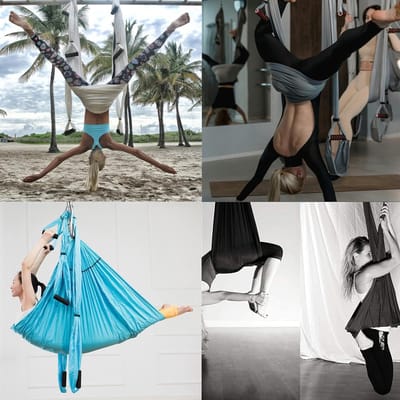 Aerial Yogawickel Deluxe Set met Bevestigingsmateriaal