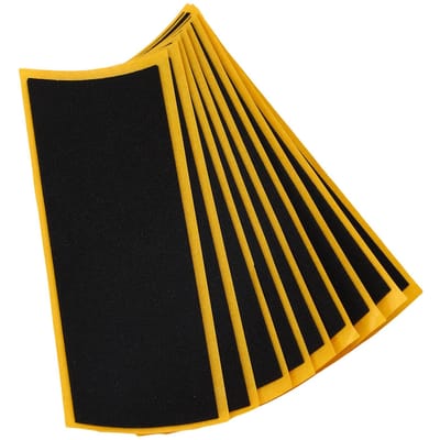50 STUKS Vingerboard Grip Tapes Zwart Antislip Sterke Kleefkracht PU Schuim Vinger Skateboard Griptape