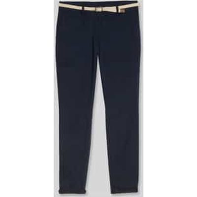 Tom Tailor - Slim fit chino met riem - Maat 46/32 - sky captain blue