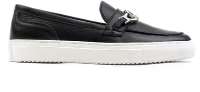Omnio alfa loafers dames zwart leer