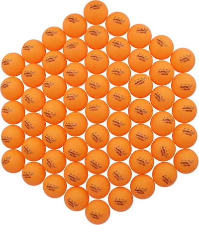60 Stuks Oefen Tafeltennisballen 3-Ster 40mm - Gemengde Kleuren