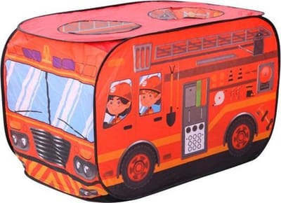 Nixnix® - Speeltent Brandweer auto - Kindertent - Speelhuis