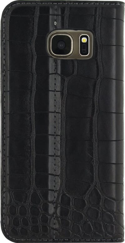 Mobilize Telefoonhoesje geschikt voor Samsung Galaxy S7 Hoesje | Mobilize Premium Gelly Bookcase Portemonnee | Pasjeshouder voor 1 Pasje | Telefoonhoesje voor Pinpas / OV Kaart / Rijbewijs - Zwart