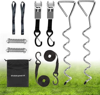 Heavy Duty RV Luifel Tie Down Kit, Campers Luifel Ankers Accessoires