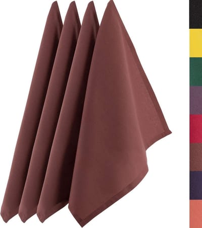 katoenen theedoeken 45x75 cm bruine monochroom - Hoge kwaliteit 4-delige handdoekenset voor de keuken - Premium keukendoeken - vaatdoeken om te drogen - bruine