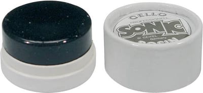 Geipel ROC-055 hars voor cello donker, rond, groot, in doosje