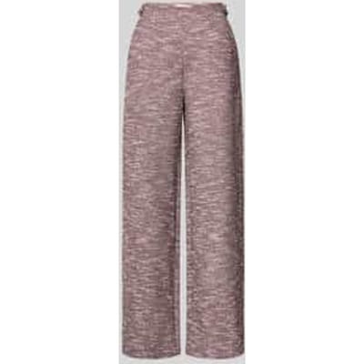 Wide leg broek in bouclélook, model 'KATE'