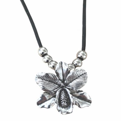 Ketting-Malika-Bloem-Metaal-Verstelbaar - Charme Bijoux