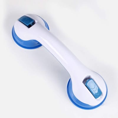 Badkamer Handvat - Veiligheidsgreep Steun - Douche en Toilet - Eenvoudige Installatie - 1 kg Gewicht - Grijsblauw