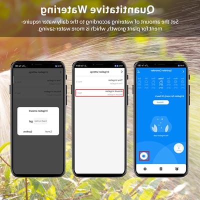 Draadloze Irrigatie Timer - Automatische Waterregelaar - Slimme Tuin Bewatering - App Bediening Weergebaseerd - IP66 Waterdicht - Zwart