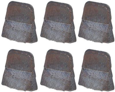 Dailygoods- Kloofwig - 6 Stuks - Reservewig voor Hamer - Metalen Wig - Gereedschapsondersteuning - Geschikt voor Landbouw/Bouw