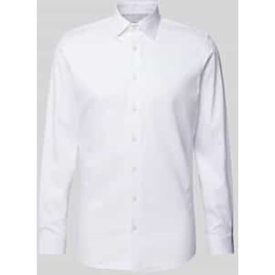 SELECTED MEN Slhslim-performance Shirt Ls Noos Overhemden Heren - Wit - Maat L